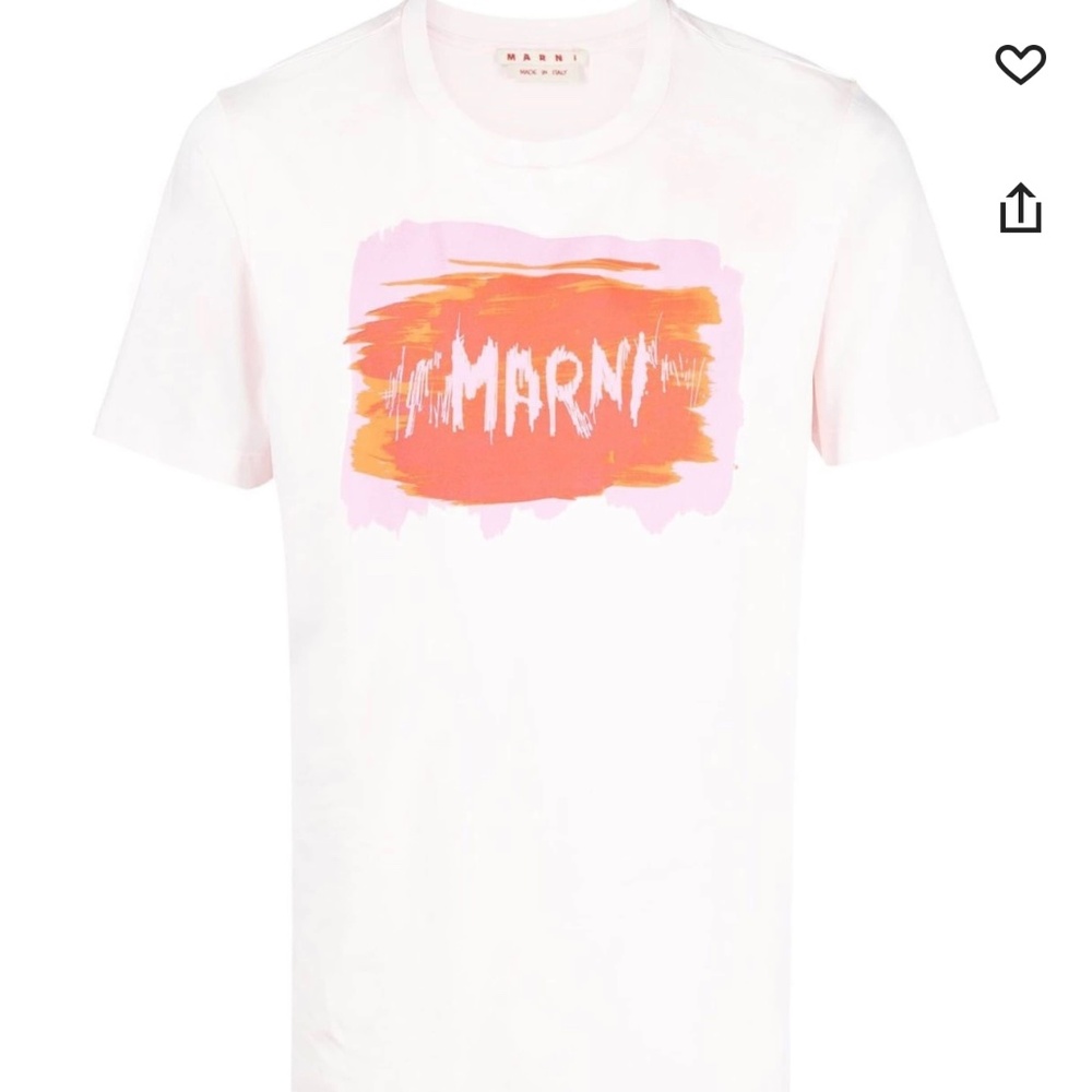Marni Logo Print Crew neck